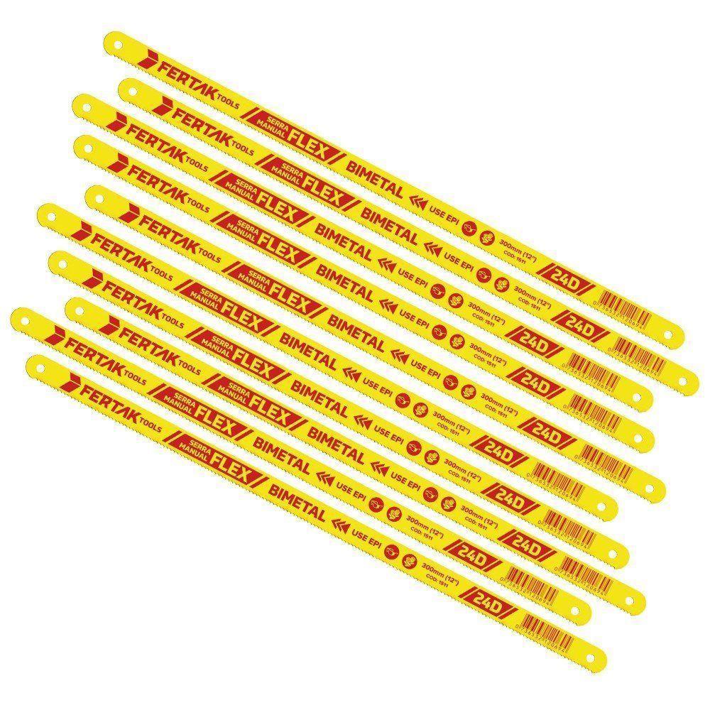 Lâmina De Serra Manual 12?? Com 10 Unidades - Fertak - 1