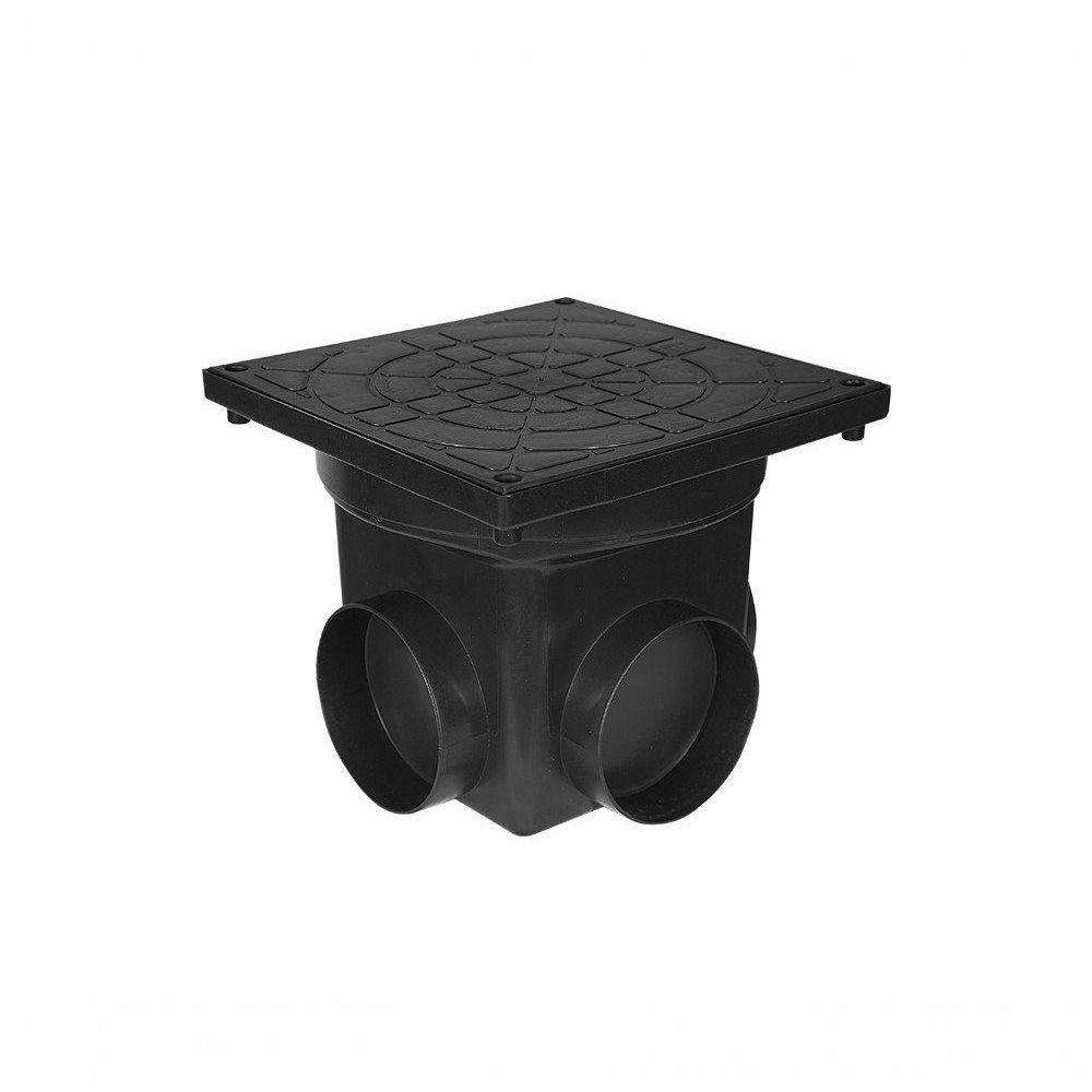 Caixa De Passagem E Inspeção De Esgoto P Preta 4,5l (24 X 24 X 20 Cm) - 3