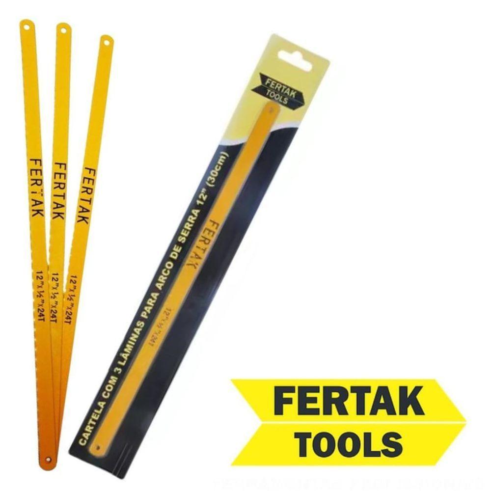 Serra Para Arco De Serra Jogo Com 3 Peças 12'' - Fertak - 2