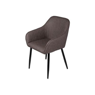 Poltrona Volga PU Café Confortável Marrom OR Design