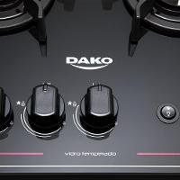 Fogão 4 Bocas Dako Magister Style Com Mesa De Vidro Bivolt - 8