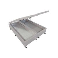 Cama Box Baú Queen Courano White New (158x198x35) - Castor - 1