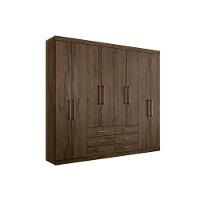 Guarda Roupa Casal 8 Portas e 6 Gavetas Master 8.6 Branco - Santos Andirá - 11