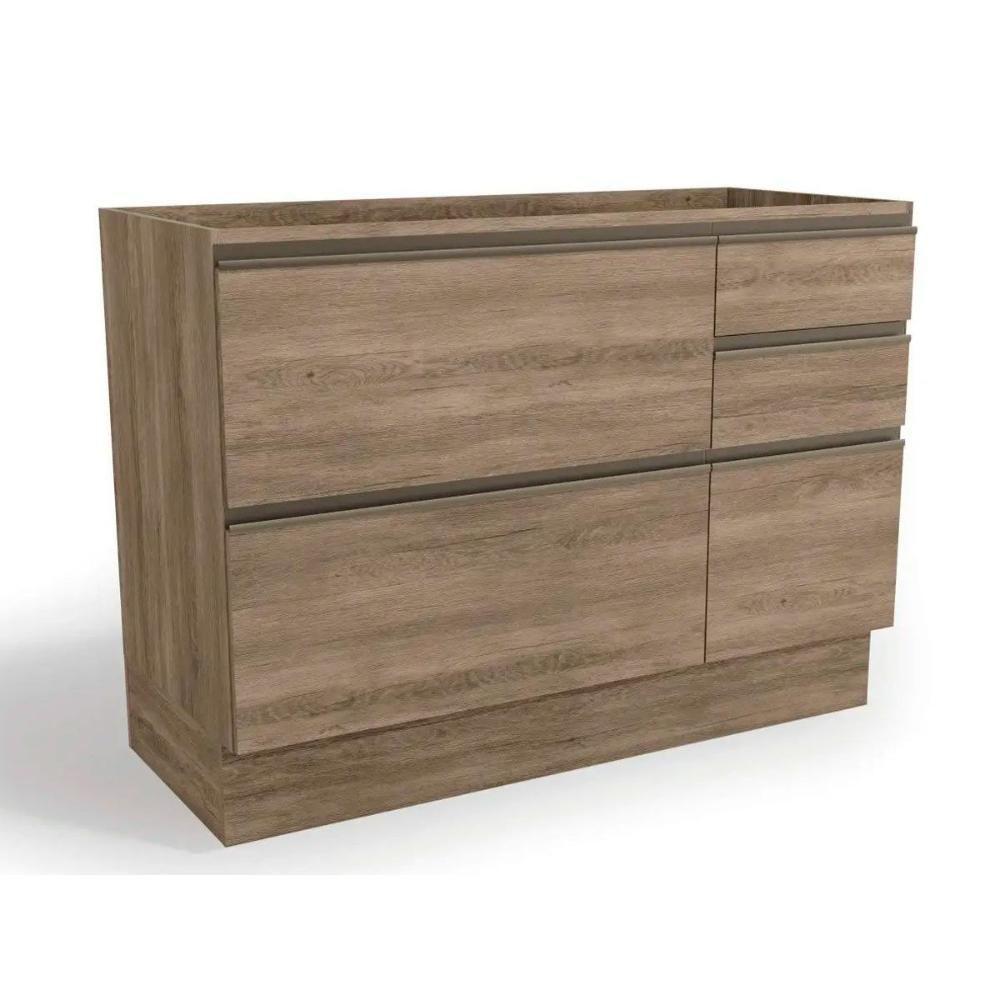 Gabinete p/Pia Cozinha  Maxxi G746 1 Porta e 4 Gavetas   Nogal - Kappesberg - 1