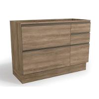 Gabinete p/Pia Cozinha  Maxxi G746 1 Porta e 4 Gavetas   Nogal - Kappesberg - 1