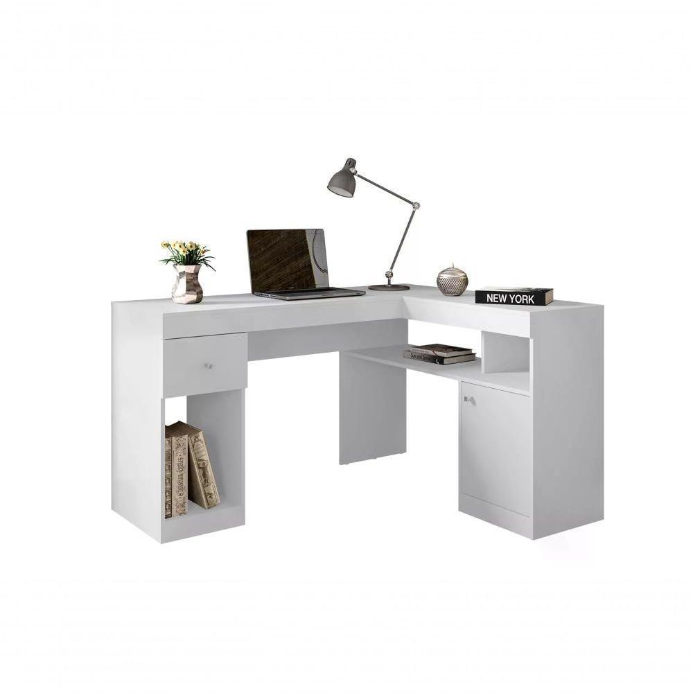 Mesa Para Computador Nilo - Branco Branco - 2