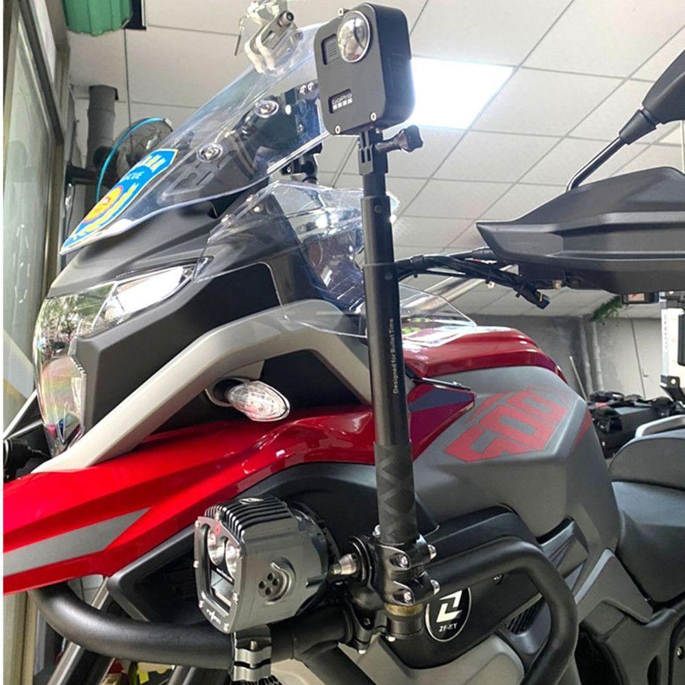 Suporte Alumínio para Moto + Bastão Invisível para Câmeras 360 - 7