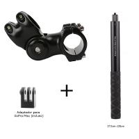 Suporte Alumínio para Moto + Bastão Invisível para Câmeras 360 - 1