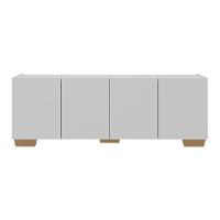 Rack Para Tv Até 50 Polegadas Com 4 Portas Multimóveis Mp1072 Branco Natural - 2