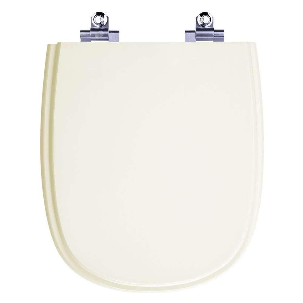 Assento Sanitário Laqueado Soft Close Sabatini Palha (bege Claro) Para Vaso Icasa - 1
