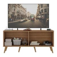 Rack Retrô Para Tv Até 50 Polegadas Com 4 Portas Multimóveis Mp1071 Rustic Natural - 2