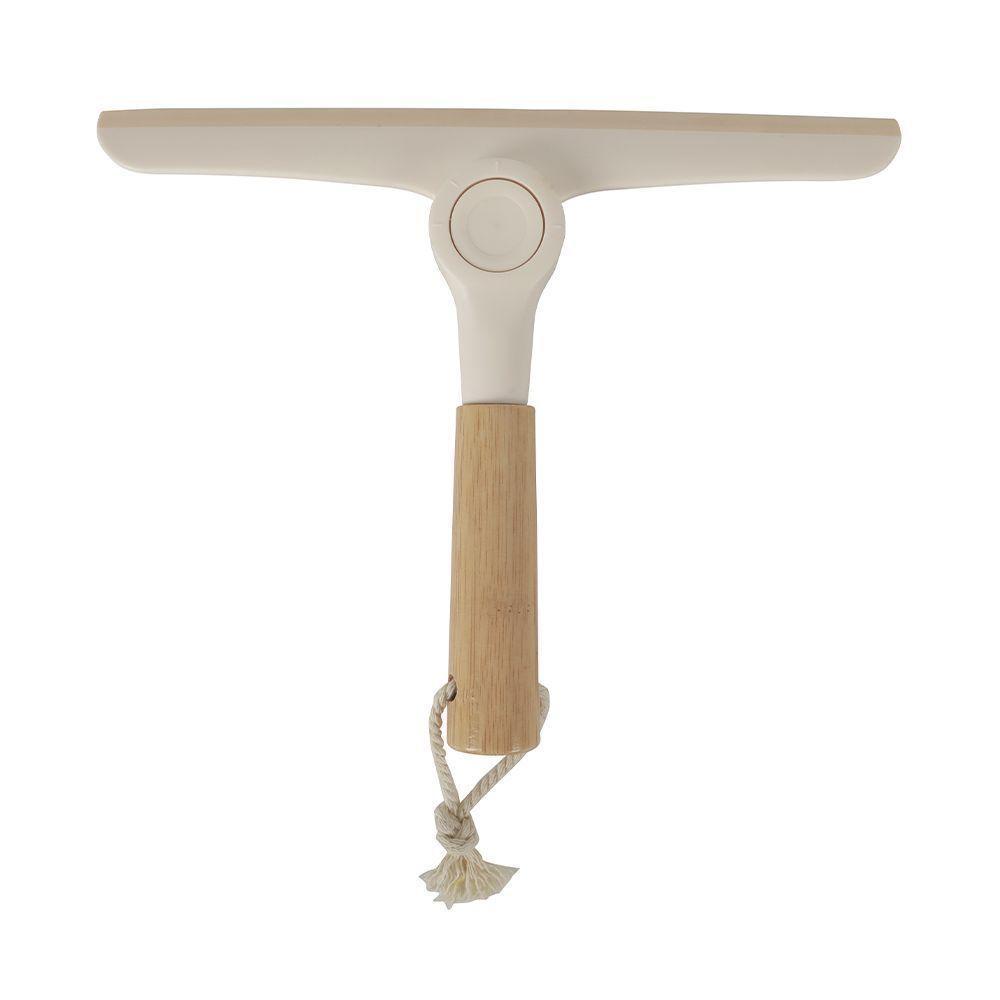 Rodo De Pia Oikos Com Cabo De Bambu Dobrável Off-white - 1