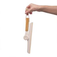 Rodo De Pia Oikos Com Cabo De Bambu Dobrável Off-white - 5