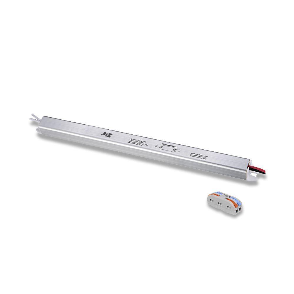 Fonte Slim Pix 36w 3a 12v Autovolt - 3
