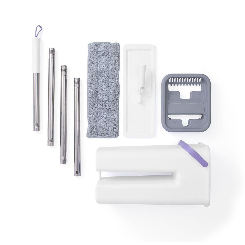 Mop Simplo Slim Com Balde Ultra Compacto E Esfregão De Microfibra - 2