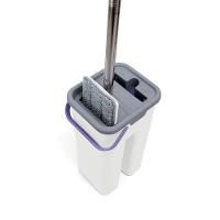 Mop Simplo Slim Com Balde Ultra Compacto E Esfregão De Microfibra