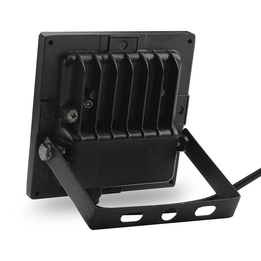 Refletor Blumenau De Led Slim 30w Verde Preto Bivolt - 4