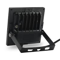 Refletor Blumenau De Led Slim 10w Preto Bivolt 3000k Luz Quente