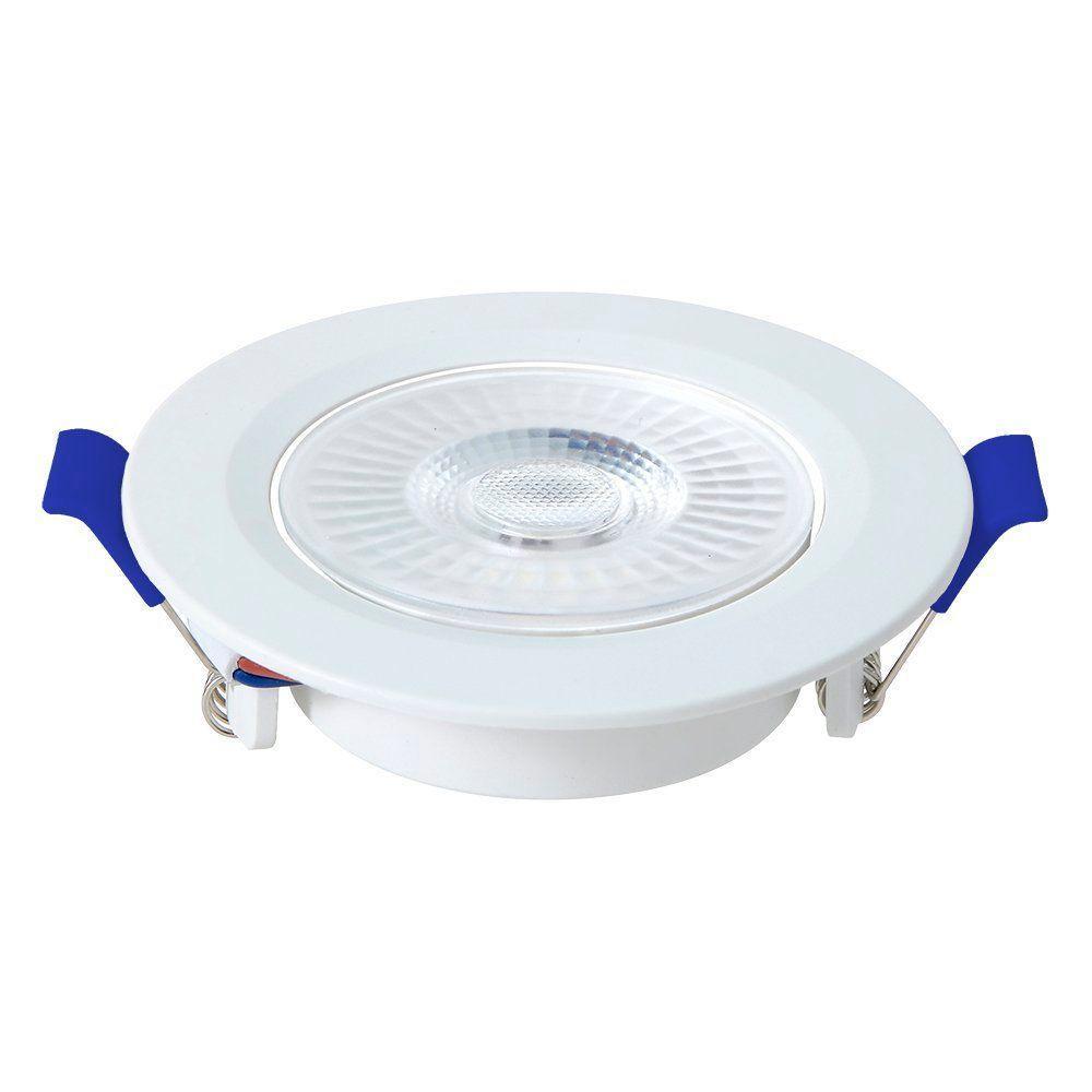 Spot De Led Embutir Slim Mr11 Redondo 3w Bivolt Blumenau 6500k Luz Fria - 4