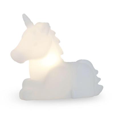 Luminária Abajur De Led Unicórnio Bivolt