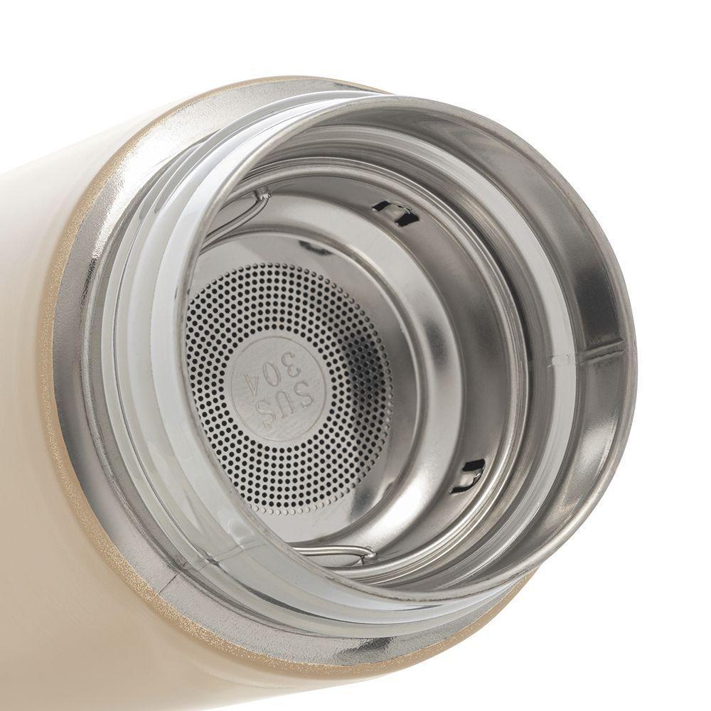 Garrafa Térmica Em Aço Inox Com Termômetro Led 500ml Nude - 4