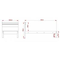 Cama Solteiro Cm8010 Branco - Tecno Mobili - 2