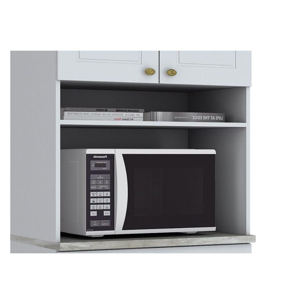 Paneleiro De Cozinha Americana Torre Quente C-1 Forno E 3 Portas C-1basculante 71x220cm Branco - 5