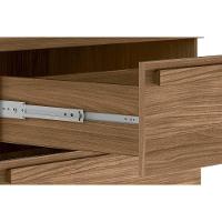 Cômoda de Quarto Málaga Gold 2 Portas e 5 Gavetas Jatoba - Santos Andirá - 2