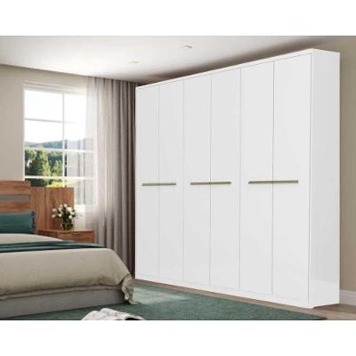 Guarda Roupa Casal 6 Portas e 3 Gavetas Belmont 1154 Branco - Carraro