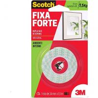 Fita Dupla Face De Espuma Fixa Tudo 24 Mm X 1,5 M - 1,5 Kg - Scotch - 3m - - 1