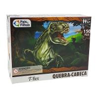 Puzzle Dinossauro T-rex 150 Peças - Pais E Filhos - 1
