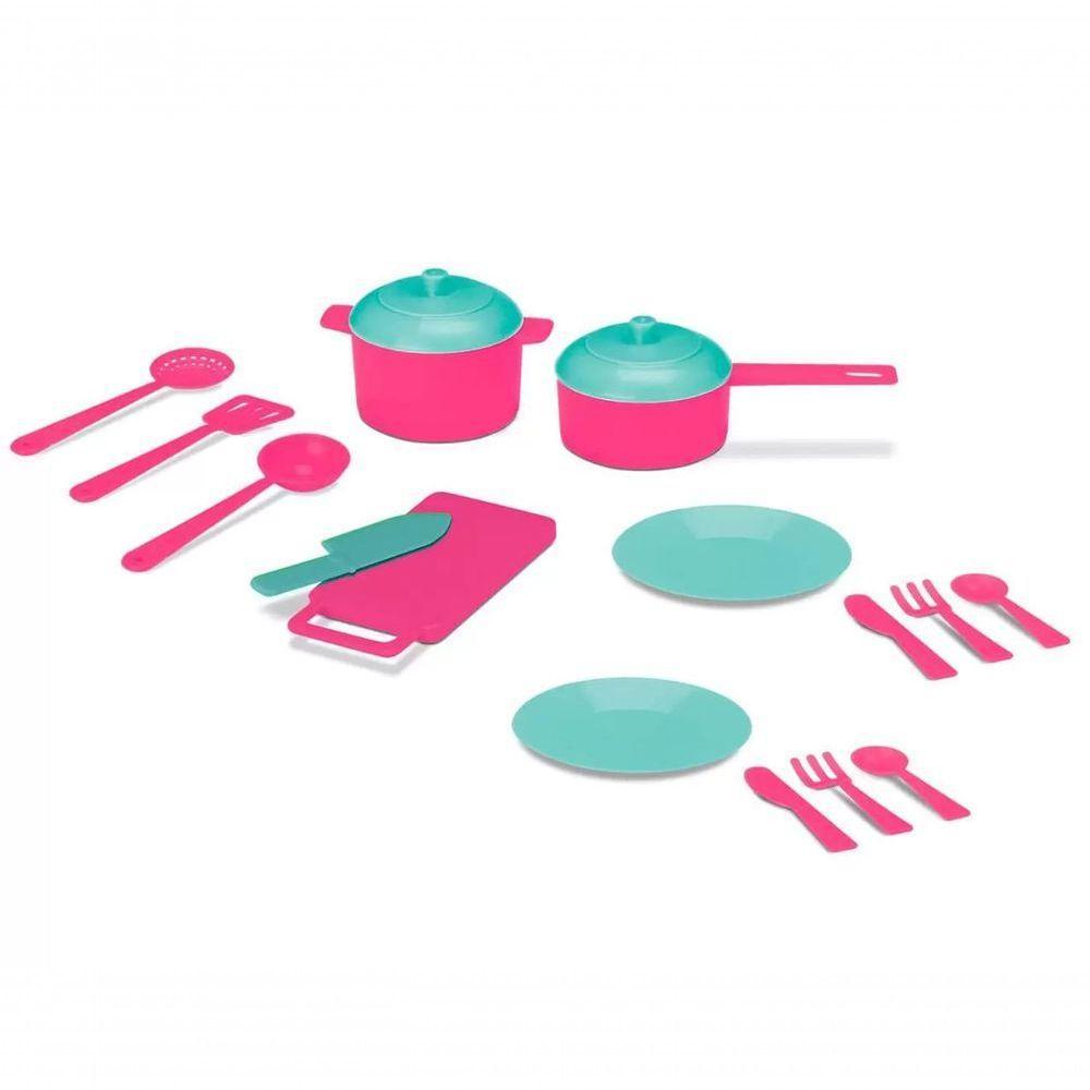 Kit De Panelinhas Doce Cozinha - Faz De Conta - Cardoso - 3