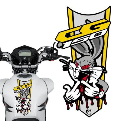 Adesivo Faixa Gravata Sem Resina Moto Cg 150/160 Pernalonga Amarelo Cor Cg 150