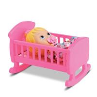 Boneca Little Dolls Com Bercinho - Divertoys - 3