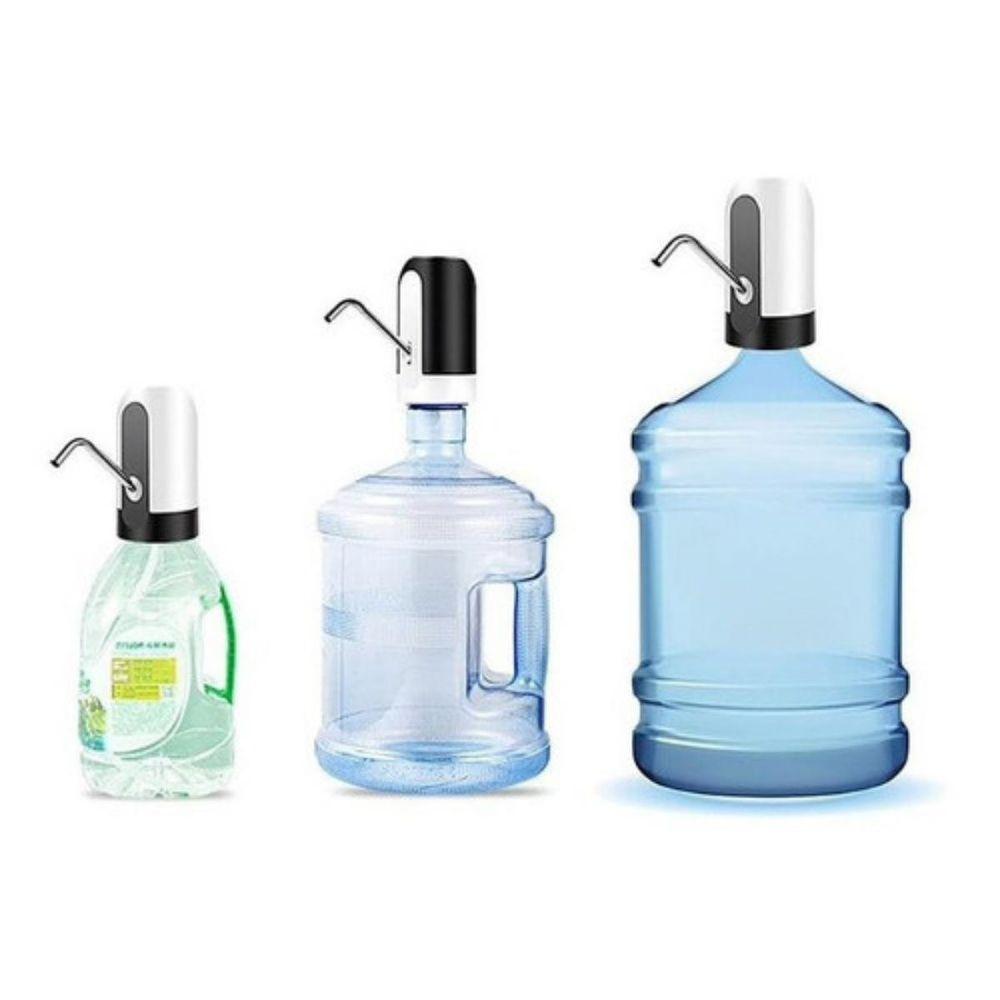 3 Bomba Dispenser Recarregável Usb Bebedouro Galão água Pre - 2