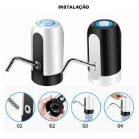 Kit 3 Bomba Dispenser Recarregável Usb Bebedouro Galão água