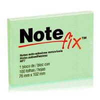 Bloco De Notas Adesivas Reposicionáveis Notefix 76x102 Mm - 100 Folhas - 3m - Verde - 1