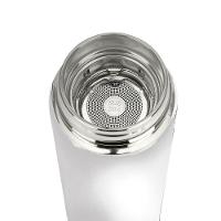 Garrafa Térmica Inteligente De Inox 500ml Tampa C-sensor De Temperatura Led água Café Chá Branco