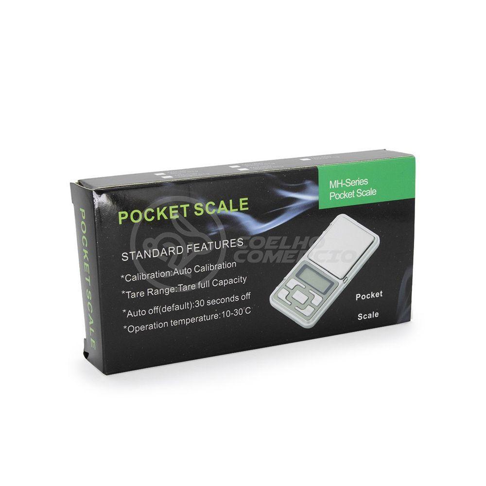 Mini Balança Digital Alta Precisão Pocket Scal 0.1g-500g - 9