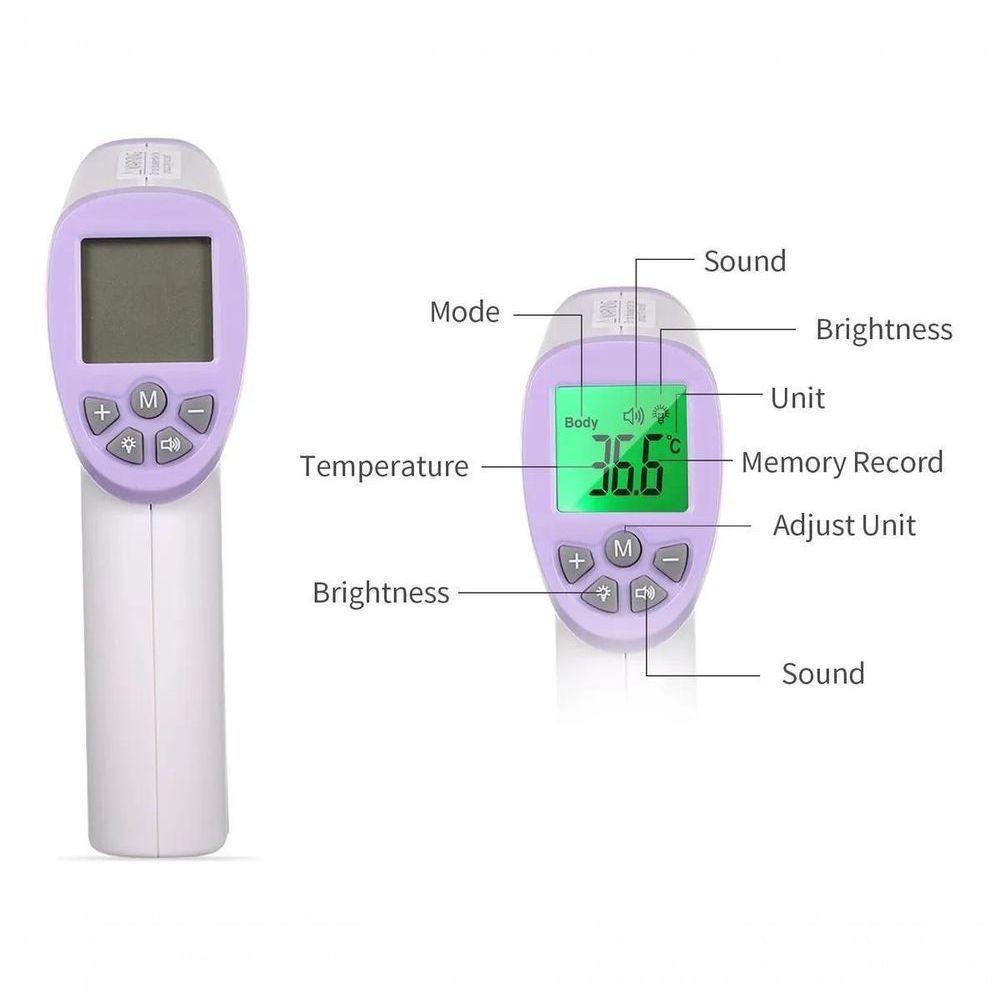 Termômetro Laser Digital Infravermelho Medidor Febre Testa - 5