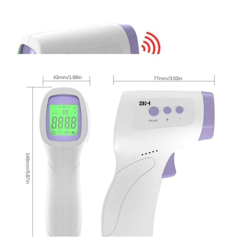Termômetro Digital Febre Testa Infravermelho Laser - 3