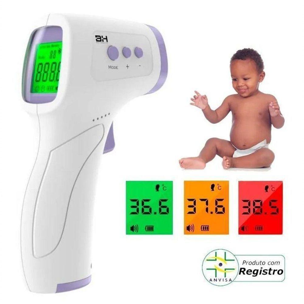 Termômetro Laser Digital Infravermelho Febre Testa Anvisa - 2