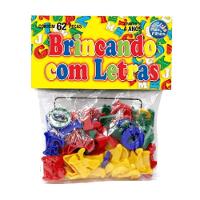Brincando Com Letras Pedagógico Com 62 Peças - Pais E Filhos - 1