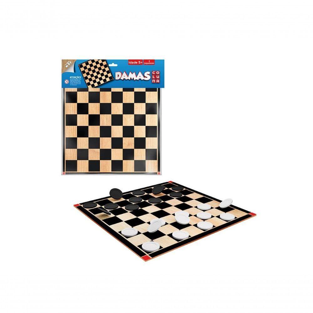 Jogo De Tabuleiro Dama - Coluna - 2