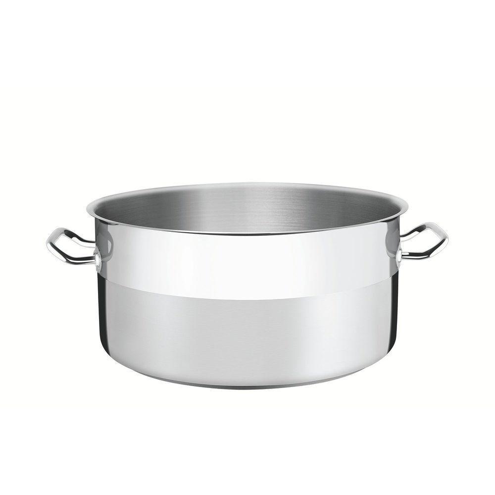 Caçarola Rasa Tramontina Professional Em Aço Inox Com Fundo Triplo Sem Tampa 40 Cm 23 L Tramontina - 1