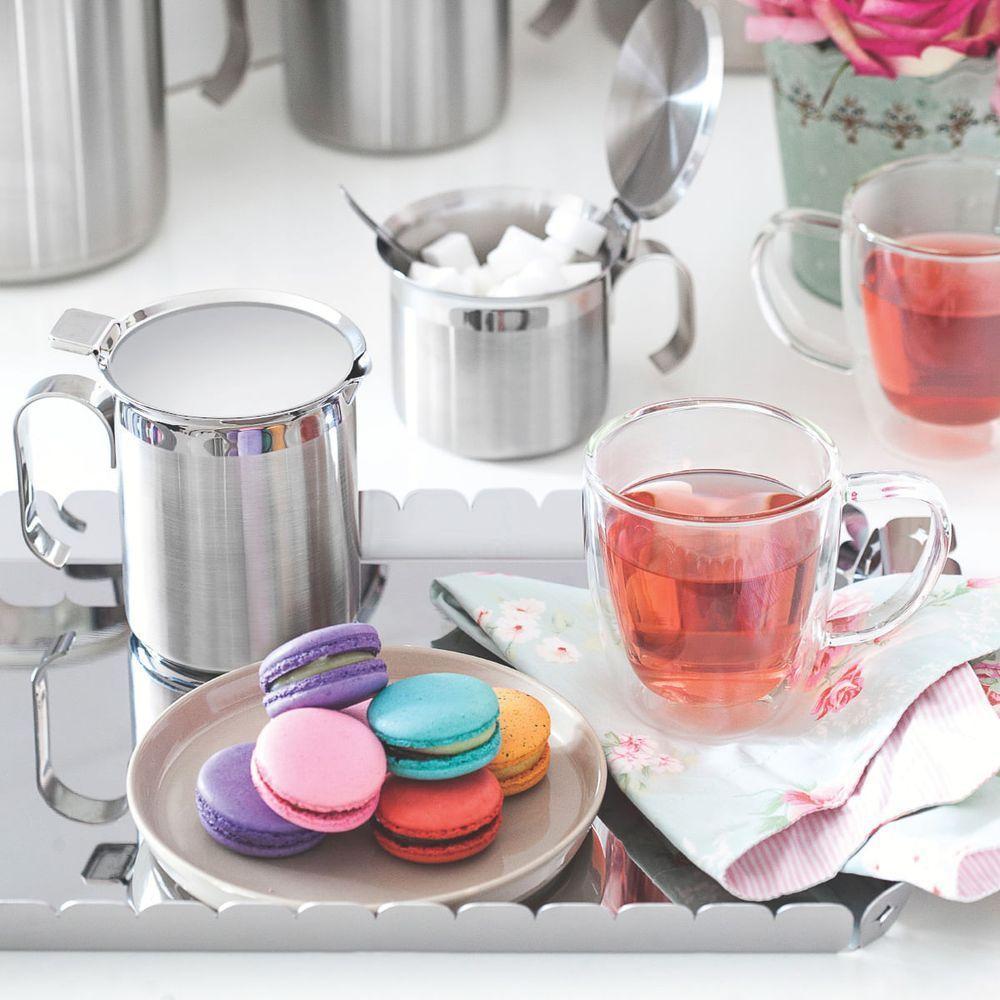 Jarra Tramontina Buena Para água Em Aço Inox Com Tampa 12 Cm 2,1 L - 3