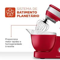Batedeira Planetária Mondial Premium Bp-01p-r Batedeira Planetária-127v-vermelho/inox - 7