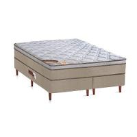 Cama Box + Colchão Castor Queen Innovation One Face Hibrido 158x198x54cm - 1