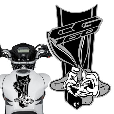 Adesivo Faixa Gravata Sem Resina Moto Cg 150/160 Pernalonga Preto Cor Cg 160