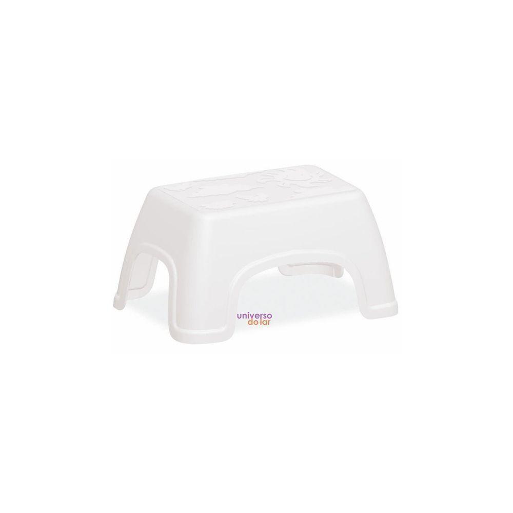 Banquinho Tramontina Catty Basic Em Polipropileno Branco - 1